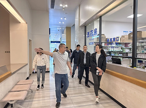 簇锦街道办事处到四川泌尿外科医院开展安全督导检查