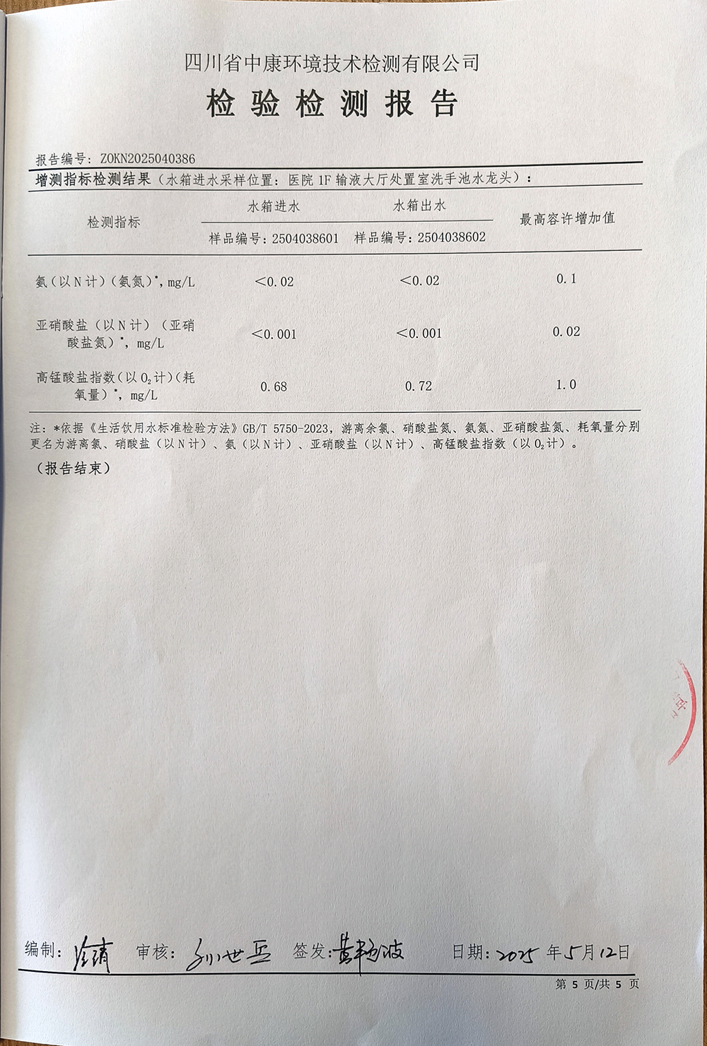 二次供水公示