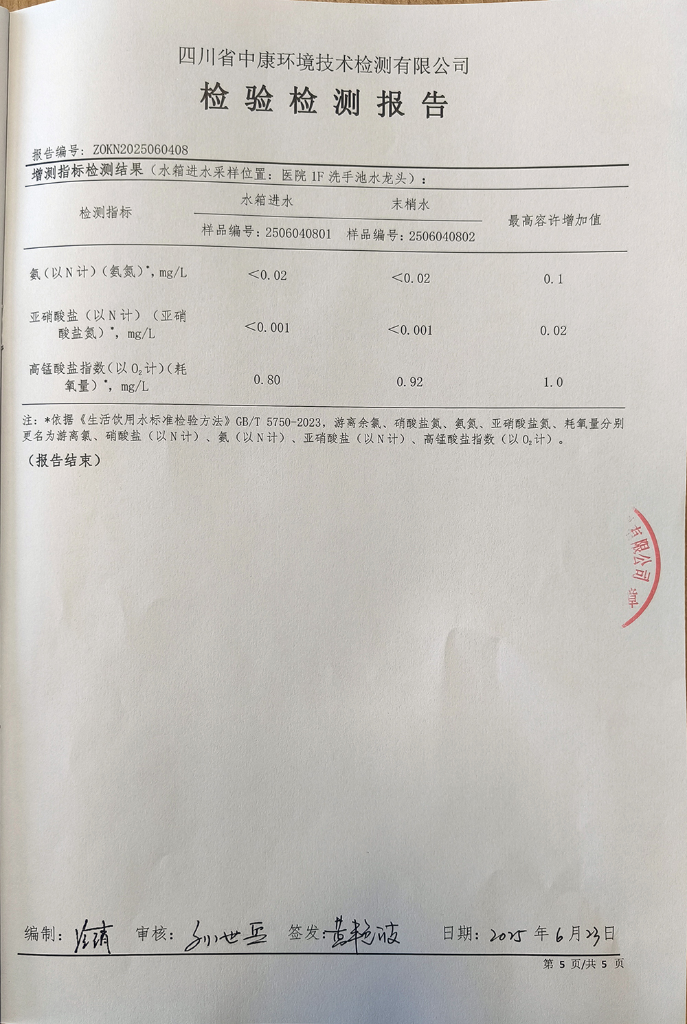 二次供水公示
